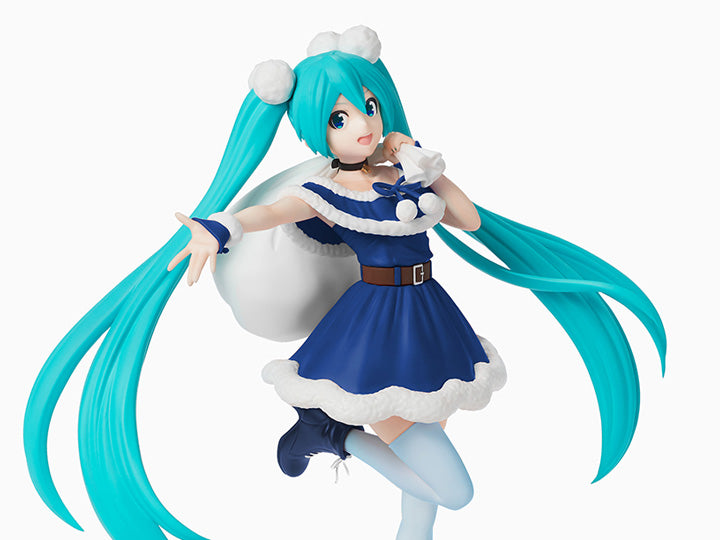 Vocaloid Hatsune Miku (Christmas 2020 Blue Ver.) Super Premium Figure