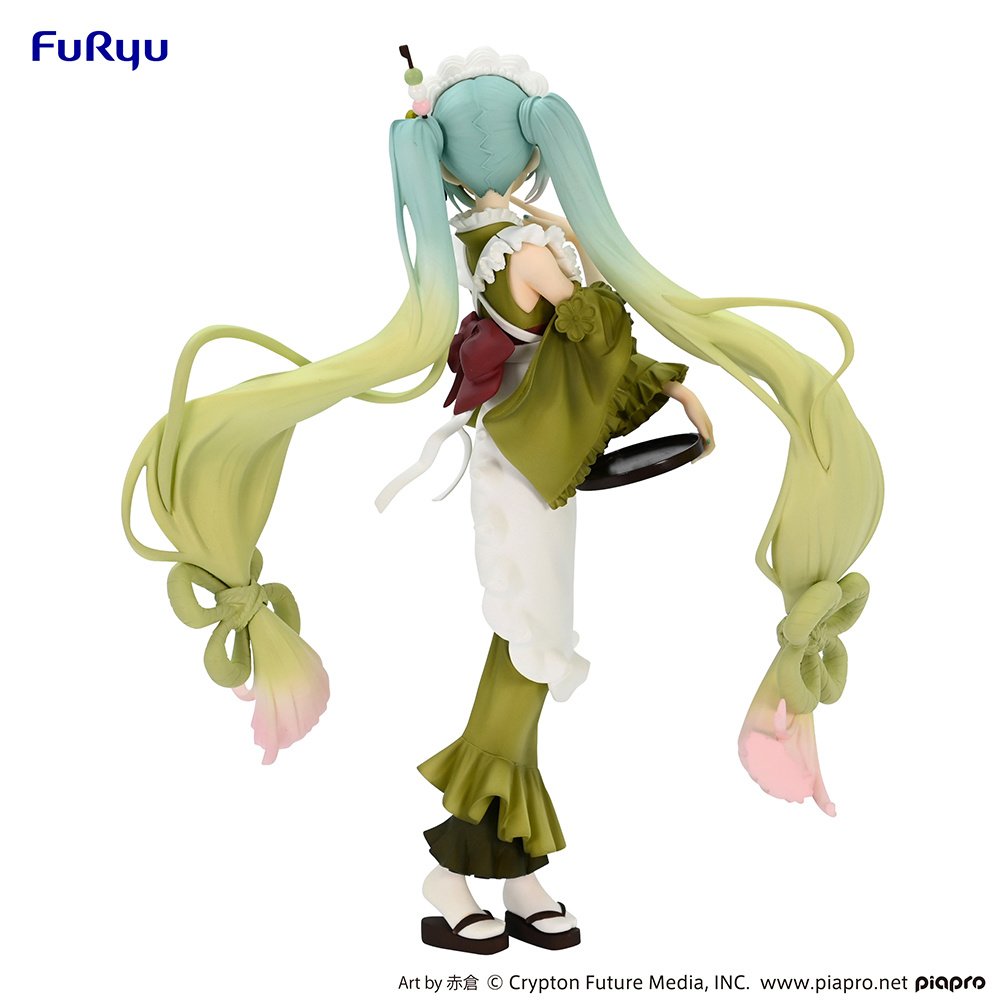 Vocaloid Hatsune Miku Matcha Green Tea Parfait Exceed Creative Statue
