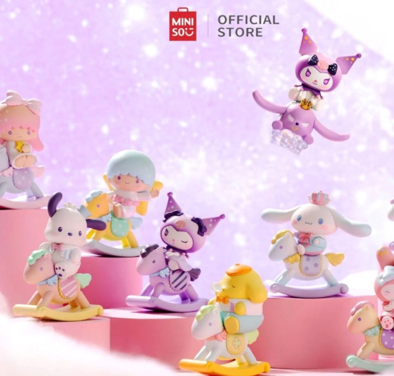 Sanrio Characters Rocking Horse Series Blind Box