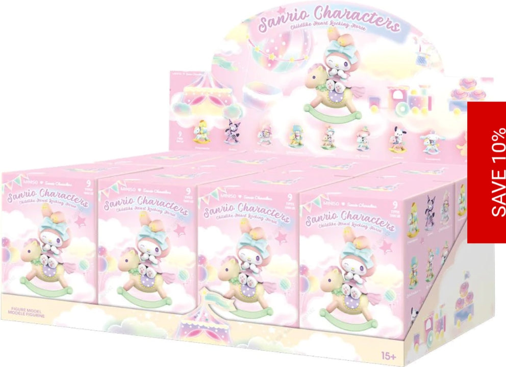 Sanrio Characters Rocking Horse Series Blind Box