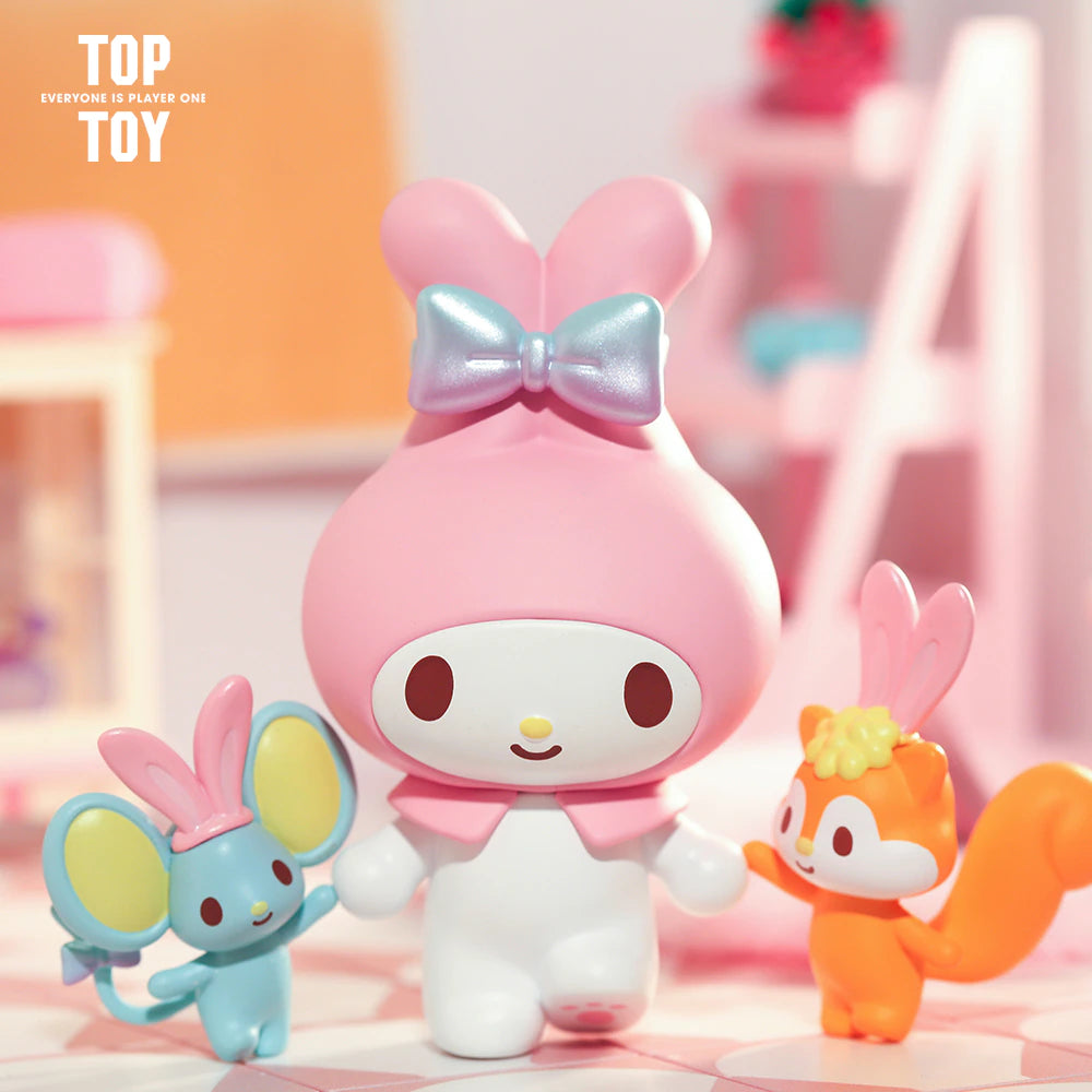 TOPTOY Sanrio HelloKitty Cinnamoroll Blind Box Figurine Hairband Series
