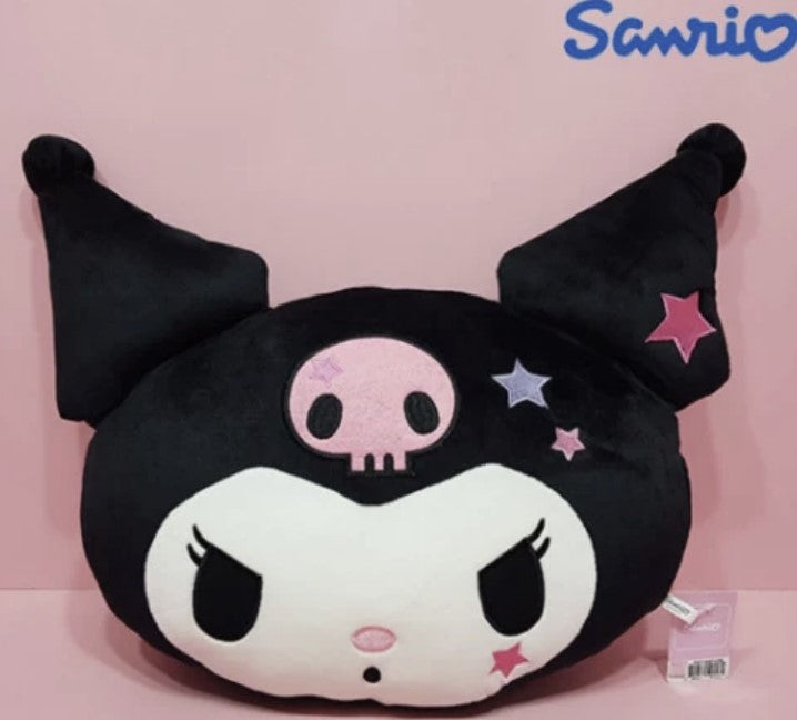 Kuromi Star 20" Face Cushion Plush Toy Doll