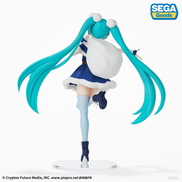 Vocaloid Hatsune Miku (Christmas 2020 Blue Ver.) Super Premium Figure
