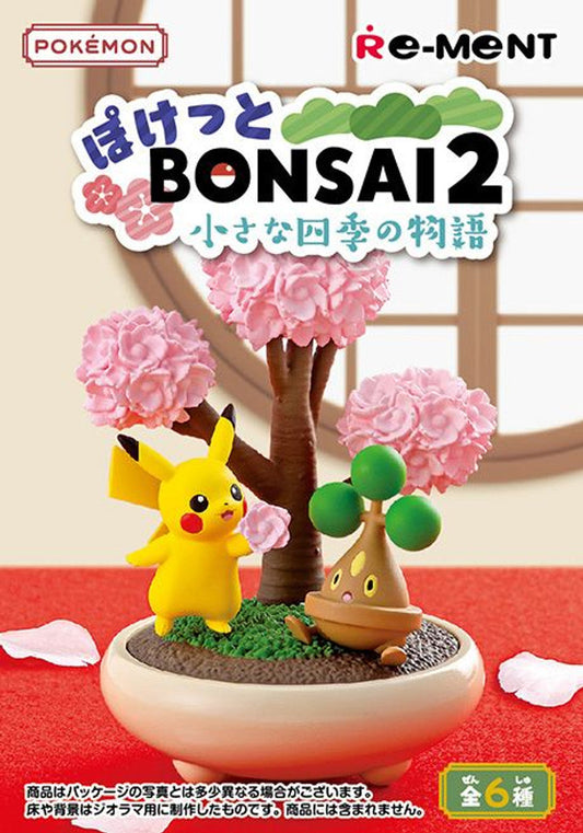 Pokemon Pocket Bonsai 2 Collection - Re-Ment Figure Mystery Box
