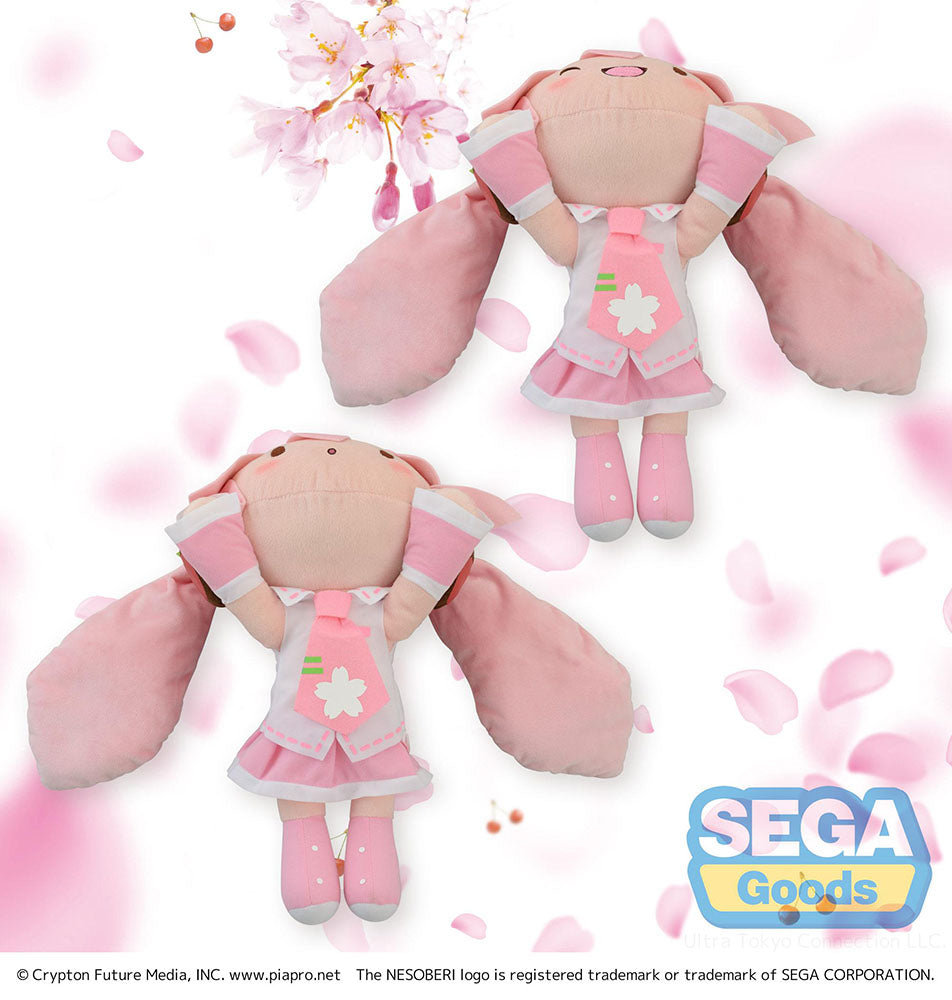 NESOBERI (Lay-Down) "Hatsune Miku Series" SP Plush "Sakura Miku"