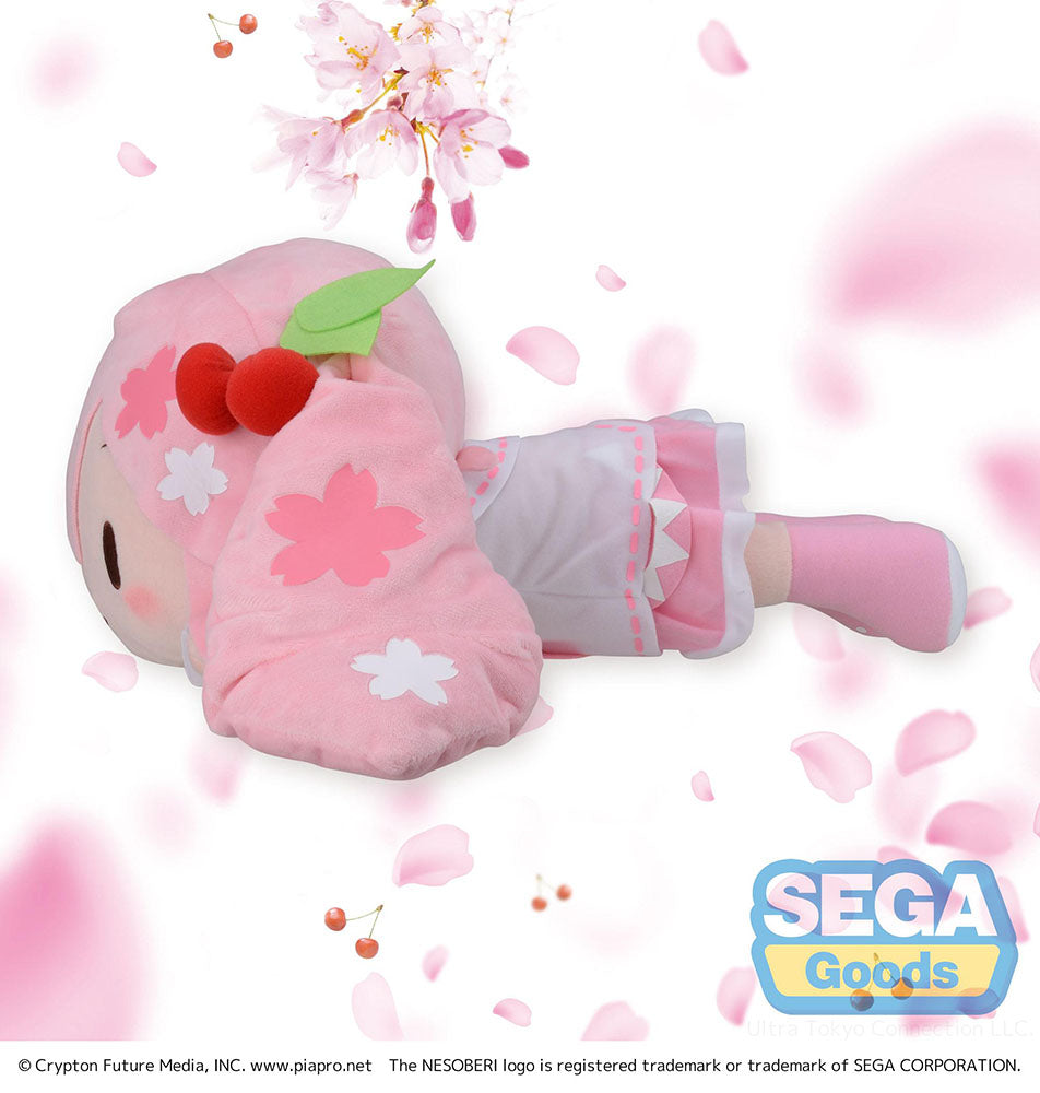 NESOBERI (Lay-Down) "Hatsune Miku Series" SP Plush "Sakura Miku"