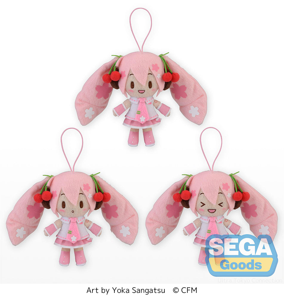 Hatsune Miku - Sakura Miku MP Mascot Blind 3 Inch Keychain